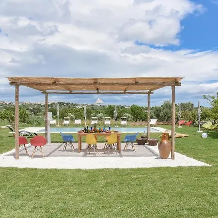 Trulli Alma Viva Con Piscina 别墅 奥斯图尼