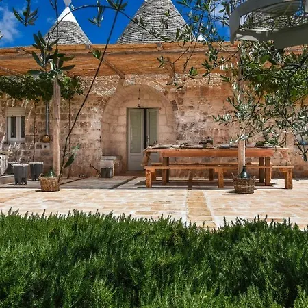 Trulli Alma Viva Con Piscina 别墅 奥斯图尼