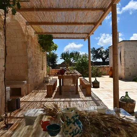 别墅 Trulli Alma Viva Con Piscina 奥斯图尼