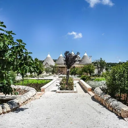 别墅 Trulli Alma Viva Con Piscina *