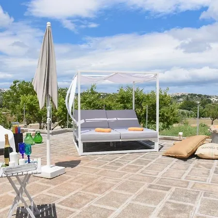 别墅 Trulli Alma Viva Con Piscina *
