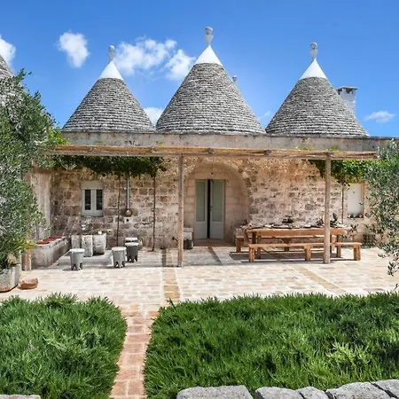 Trulli Alma Viva Con Piscina 奥斯图尼