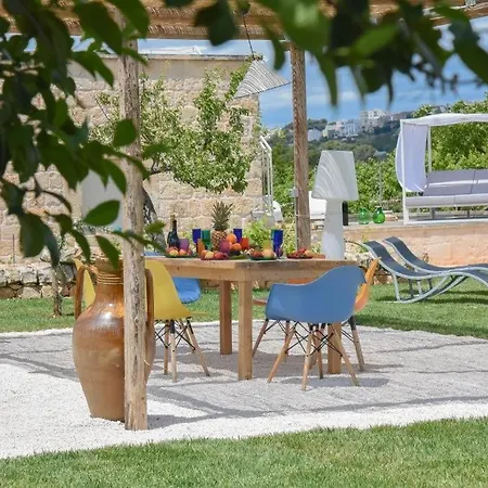 Trulli Alma Viva Con Piscina 别墅 *