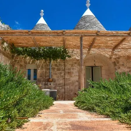 Trulli Alma Viva Con Piscina 别墅 奥斯图尼